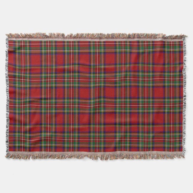 Manta PixDezines clan stewart tartan (Anverso)