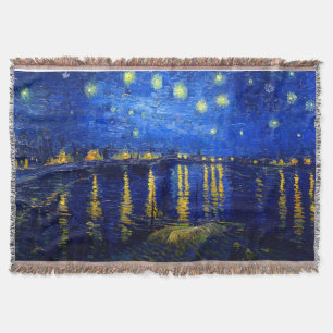Manta PixDezines Van Gogh starry night sur Rhone