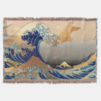Manta PixDezines Vintage Gran Ola Hokusai 葛飾北斎の神奈川沖浪