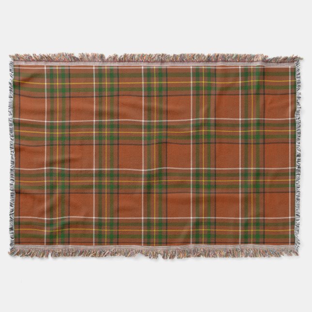 Manta Plaid Tarta de Tierra Marrón (Anverso)