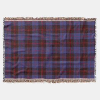 Manta  plaid tartan navy blue red 