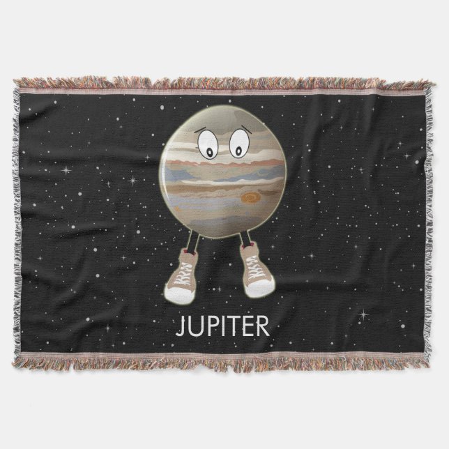 Manta Planeta Júpiter y estrellas (Anverso)