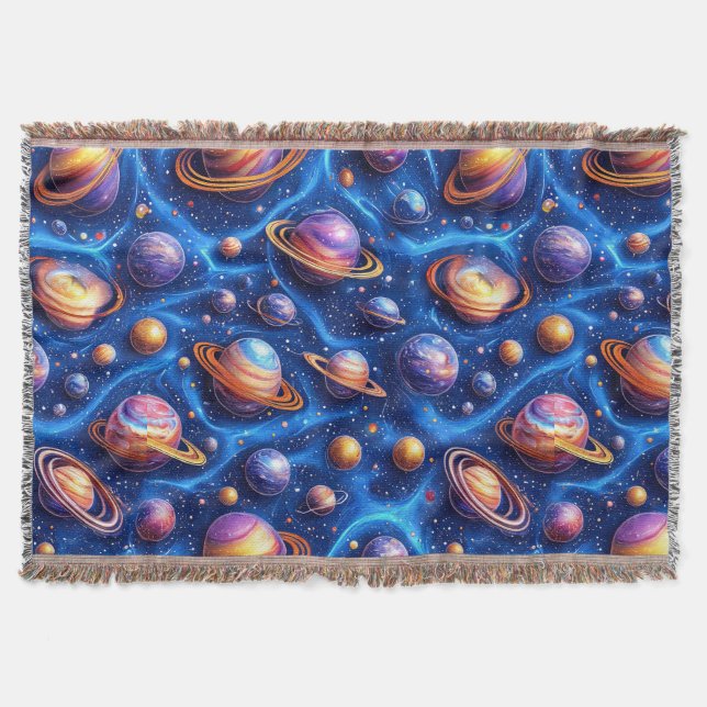 Manta Planetas de la galaxia lunar (Anverso)