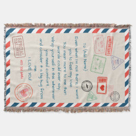 Manta Plantilla Personalizado Texto Sherpa Blanket - Te 