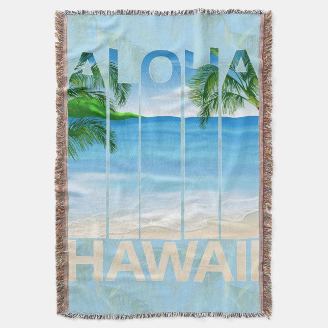 Manta Playa Aloha Hawaii (Frente vertical)