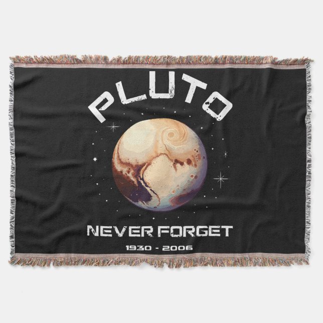 Manta Plutón Nunca Olvides (Anverso)