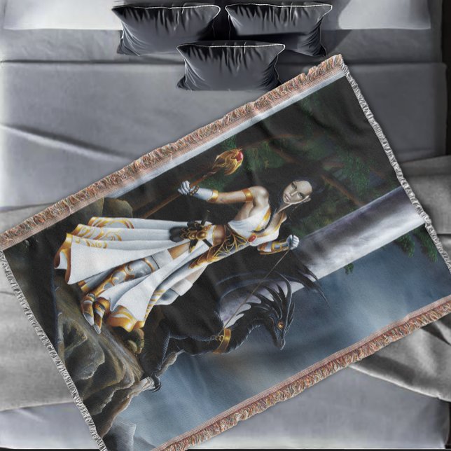 Manta Poderosa Hechicera de Fantasía Guardiana del Dragó (Subido por el creador)
