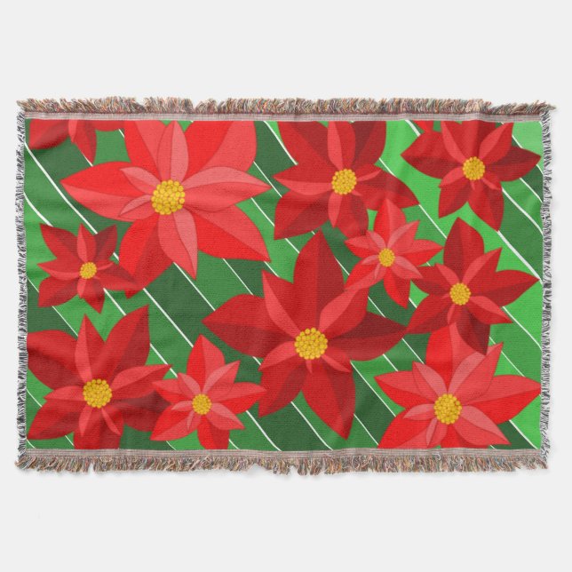 Manta Poinsettias (Anverso)