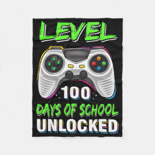 Manta Polar 100° Día De Niños Camisas Escolares Videojuegos Ni