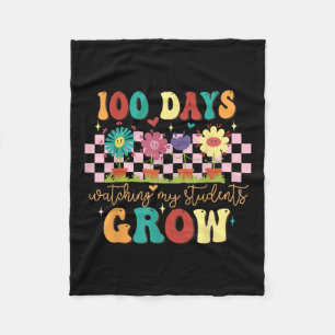 Manta Polar 100 días cultivando flores de boho