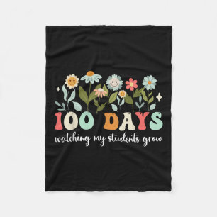 Manta Polar 100 días cultivando flores de boho