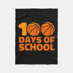 Manta Polar 100 días de baloncesto escolar 100º día de escuela