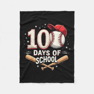 Manta Polar 100 Días De Béisbol Escolar 100º Día De La Escuela