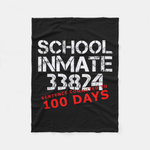 Manta Polar 100 Días De Camisa Escolar Para Estudiantes 100º D