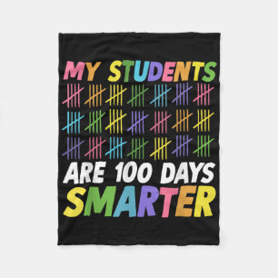 Manta Polar 100 días de clases Mis estudiantes son 100 días in