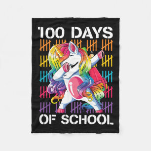 Manta Polar 100 días de docentes de escuela 100 días de Unicor