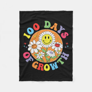 Manta Polar 100 Días De Enseñador Floral De Crecimiento 100 Dí