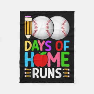 Manta Polar 100 Días De Hogar, Béisbol, 100 Días De