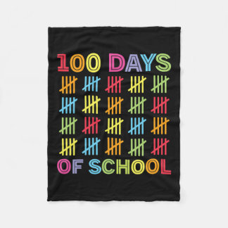 Manta Polar 100 Días Escolares 100º Día De Costeo Escolar