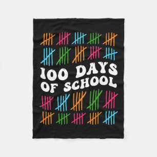 Manta Polar 100 Días Escolares 100º Día De Té Escolar Estudian