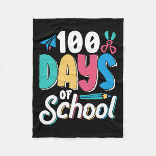 Manta Polar 100 Días Escolares De Alumnos Cl