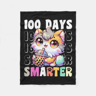 Manta Polar 100 días más inteligente disfraz de gato Kawaii 10