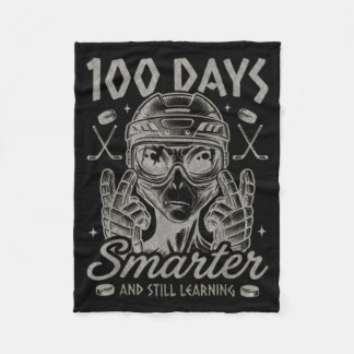 Manta Polar 100 Días Más Inteligente Feliz 100º Día De Escuela