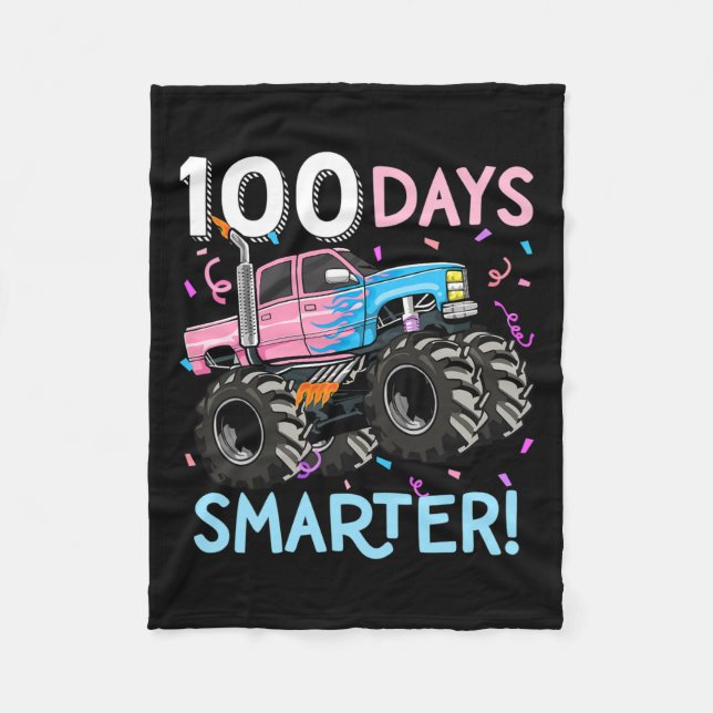 Manta Polar 100 días más inteligentes de monstruo camionero 10 (Anverso)