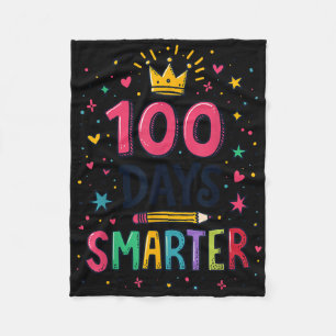Manta Polar 100 Días Más Inteligentes Estudiante Docente 100 D