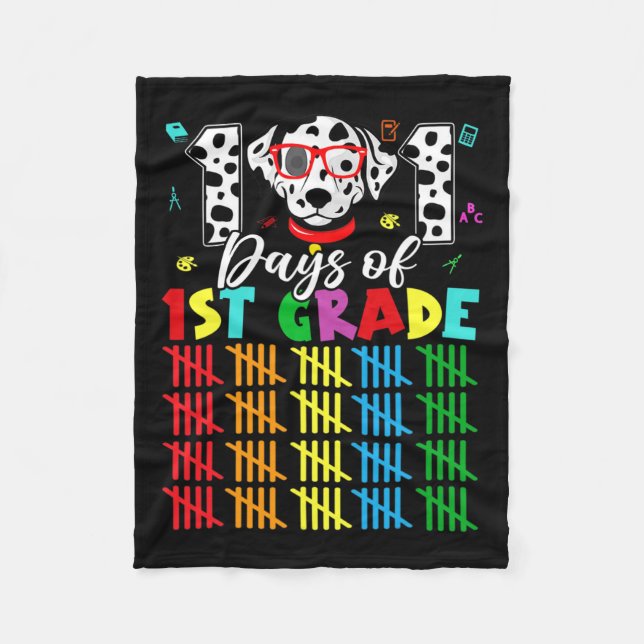 Manta Polar 101 días de clases 100 días más inteligentes para  (Anverso)