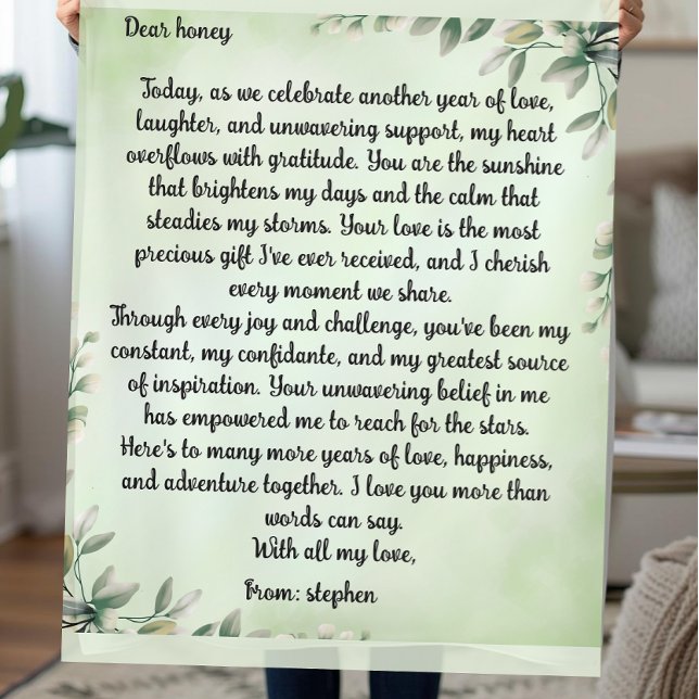 Manta Polar 10 Años de Amor: Un mensaje de Aniversario Sentido (Subido por el creador)