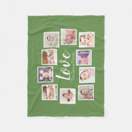 Manta Polar 10 Collage de fotos personalizado