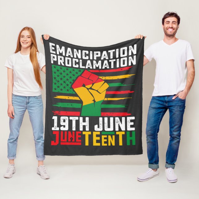 Manta Polar 10 de junio Proclamación de emancipación Libertad  (In situ)