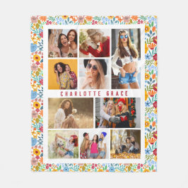 Manta Polar 10 Fotografía Moderna Estilo Floral Nombre