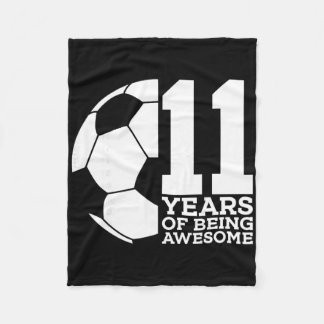 Manta Polar 11 Años De Ser Increíble Fútbol Cumpleaños 11