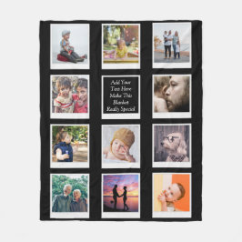 Manta Polar 11 Collage de fotos personalizado