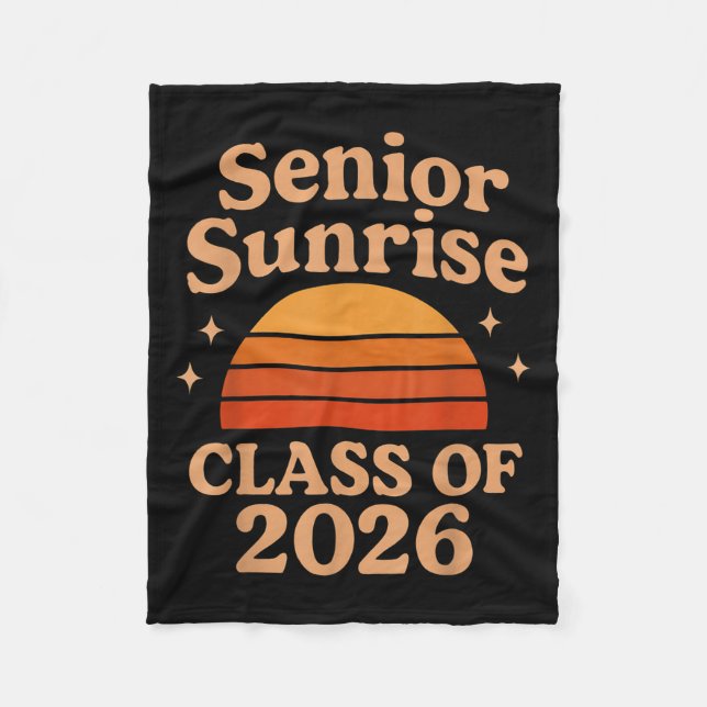 Manta Polar 12º duodécimo grado de la escuela secundaria Senio (Anverso)