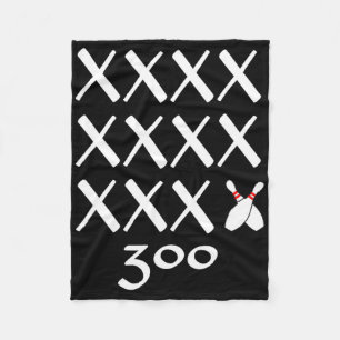 Manta Polar 12 Ataques Perfecto Juego De Boliche Camiseta - 30