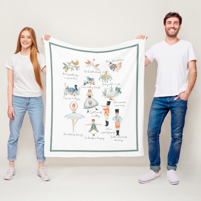 Manta Polar 12 días de feriado de Navidades (In situ)