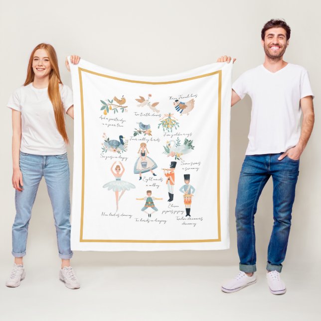 Manta Polar 12 días de feriado de Navidades (In situ)