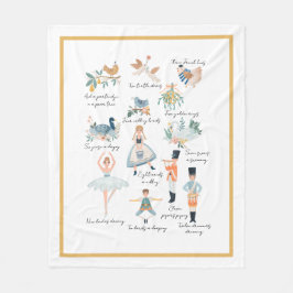 Manta Polar 12 días de feriado de Navidades