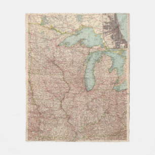 Manta Polar 13435 Mich, WIS, Minn, Ia, MES, enfermedad, Ind,