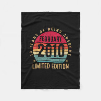 Manta Polar 13.º Regalo De Cumpleaños Hecho En Febrero De 2010