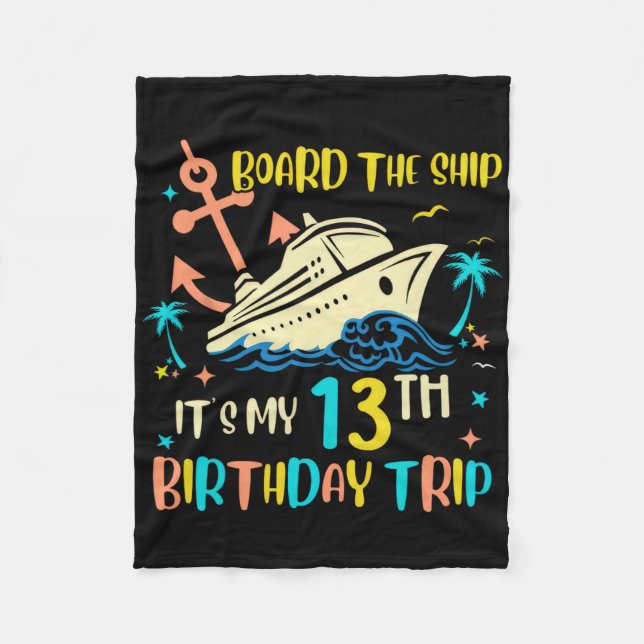 Manta Polar 13th Birthday Cruise Trip Funny Nautical Vacation  (Anverso)
