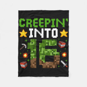 Manta Polar 16.º Jugador de cumpleaños Pixel Creepin’ En 16 Vi