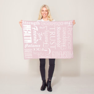 Manta Polar 18 Extraordinaria Life Wishes Blanket, fleece