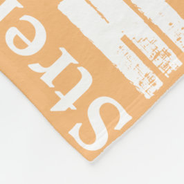 Manta Polar 18 Nombres o Palabras Personalizadas Deseos felice