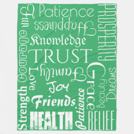 Manta Polar 18 Nombres personalizados o palabras que surgen de