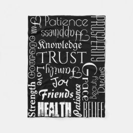 Manta Polar 18 Nombres personalizados o palabras que surgen de