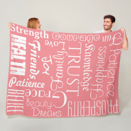 Manta Polar 18 Nombres personalizados o palabras que surgen de